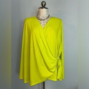 Lane Bryant Lime Green Top Size 22/24